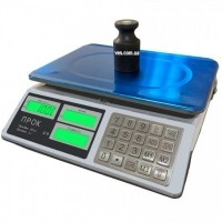 Ваги торговельні ПРОК-ВТ-823-В до 40 кг, дискретність 2 г, 250х350 мм