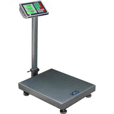 Ваги торговельні до 100 кг, посилені ПРОК ВТ-100-С1 точність 20 г, 300х400 мм | для торгівлі, складу, виробництва