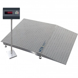 Платформні ваги 1000 кг 1200х1200 VES | Складські промислові 1000-1212-ВЕС