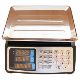 Весы для торговли на 15 кг настольные электронные