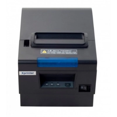 Чековий термопринтер 57/80мм зі дзвінком та світловою індикацією Xprinter XP-D610L (USB+LAN+RS232)