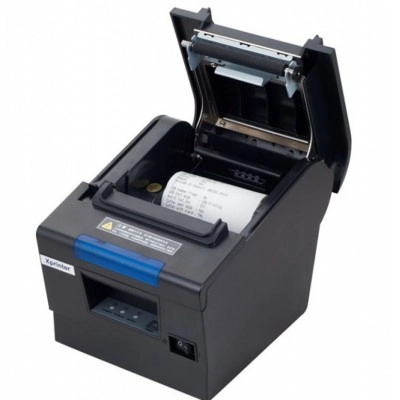 Чековий термопринтер 57/80мм зі дзвінком та світловою індикацією Xprinter XP-D610L (USB+LAN+RS232)