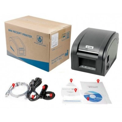 Термопринтер етикеток та чеків XPrinter-360B